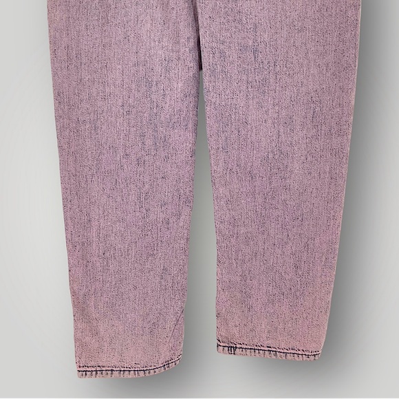 MOTHER SNACKS High Waisted Twizzy Skimp Wash Jeans in Silver Pink NWT - Picture 4 of 11